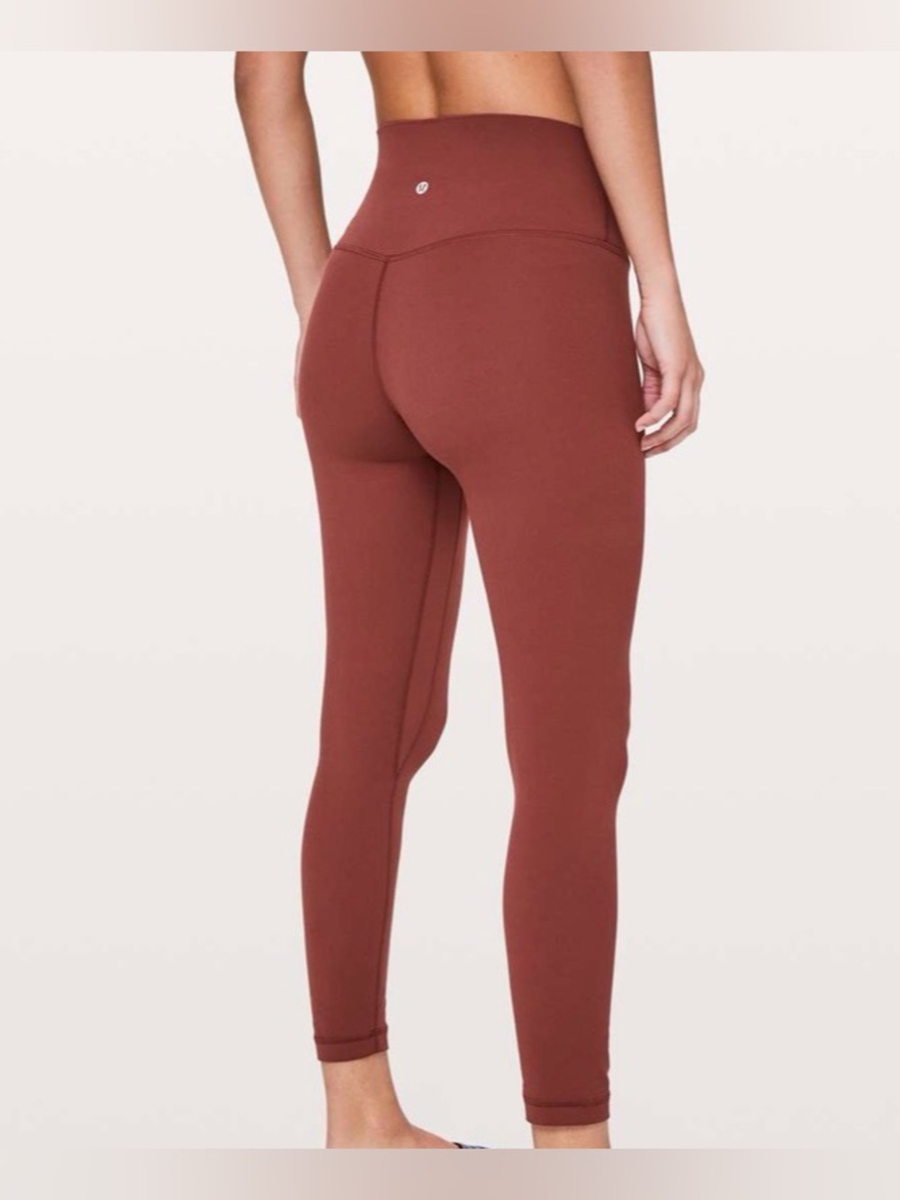 Lululemon Align 25” Leggings Pant in Savannah - Brick Red